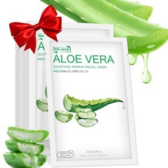 Aloe Vera Face Mask,Hydrating Masks 10 Count (Pack of 1), aloe vera