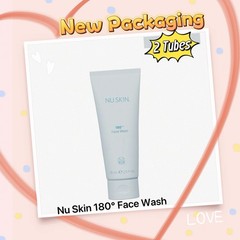 2 tubes of Nu Skin NuSkin 180 Face Wash Exp 12/2027*New Packaging-Same Formula*