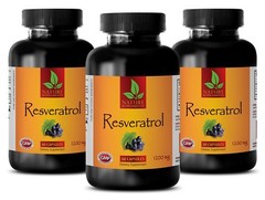 Resveratrol Supreme 1200 – Anti Aging – Anti Wrinkle – Antioxidant – 3 Bottles