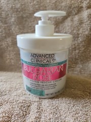 Advanced Clinicals, Anti-Aging Rescue Cream, Bulgarian Rose, 16 oz 454 g