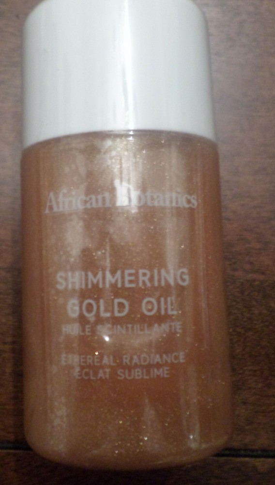 African Botanics Marula Shimmering Gold Oil 2 oz 60ml New Expires 12/2024 Sealed