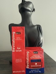 b·pure Revitalizing Eye Serum 0.5 fl oz & Night Cream 1.41 oz Fragrance-Free