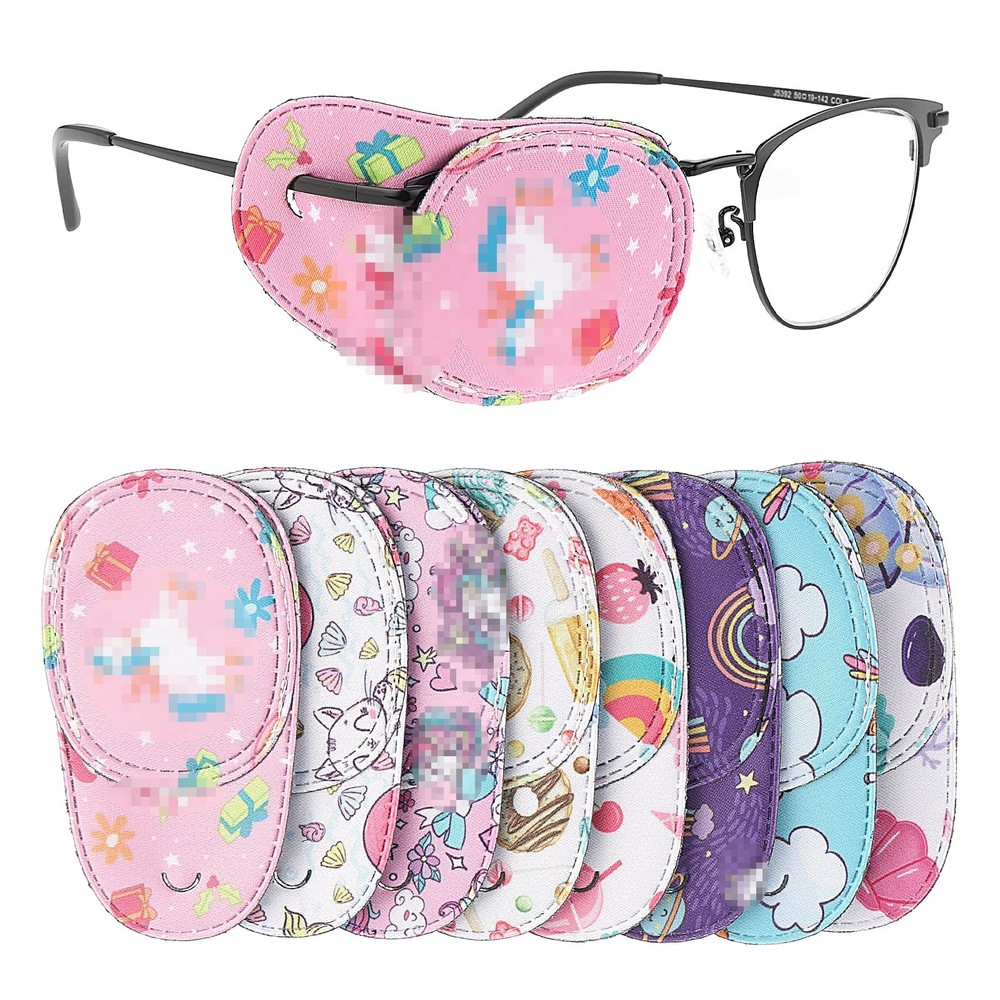 Comfortable Kids Eye Patches for Amblyopia Treatment (Lazy Eye) – Fun Colorfu…