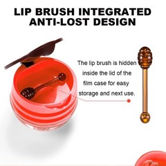 Lip Balm, Vitamin E 2.1 Ounce (Pack of 1), 2 Packs Strawberry & 2 Honey