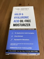 Dr. Sheth&rsquo;s Haldi ,Hyaluronic Acid Oil Free Moisturizer Rehydrates Dull Lot Of 2