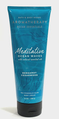 Bath & Body Works Aromatherapy Meditative Ocean Waves Body cream 8 fl oz / 226 g