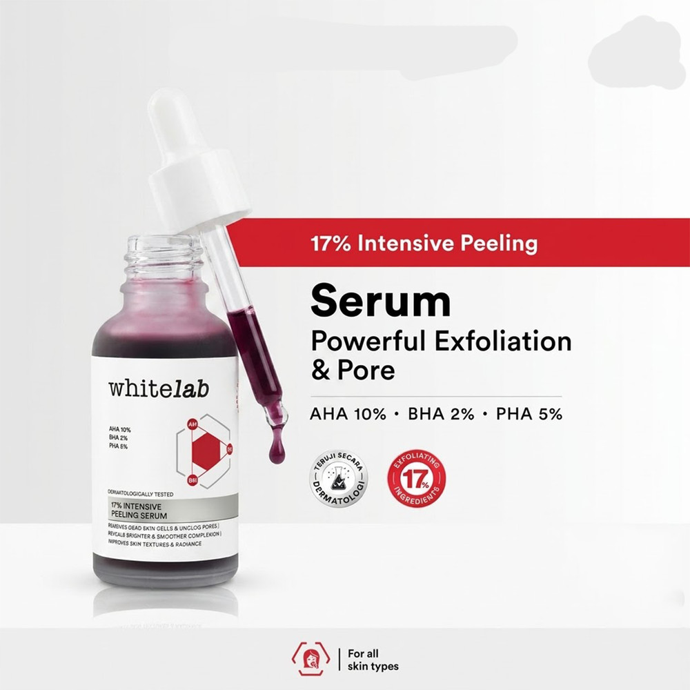 Whitelab 17% Intensive Peeling Serum AHA BHA PHA Exfoliating Dead Skin Care