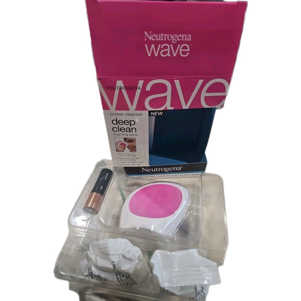 Neutrogena Wave Original Battery Operated Vibrating Power-Cleanser w 14 Pads