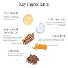 Forest Essentials Face Cleanser 130ml Sandalwood Orange Gentle Face Wash
