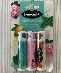 ChapStick Spa Collection ~Mint Tea, Rose Water, Almond Oil~