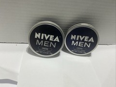 NIVEA Men Creme -Face . Body . Hands ~ Lot of 2 Sealed 2.6 ounce New