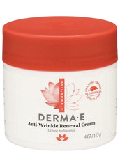 Derma E Anti-Wrinkle Renewal Cream Moisturizer 4 oz Vegan Cruelty-Free