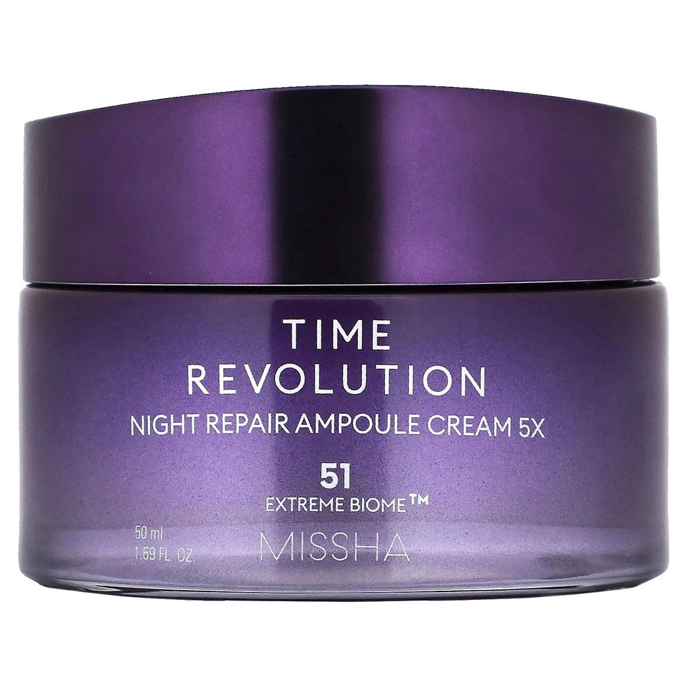 Time Revolution, Night Repair Ampoule Cream 5x, 1.69 fl oz (50 ml) New W/O Box