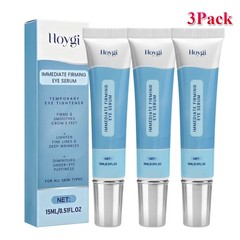 3Pack Firming Eye Serum for Rapid Reduces Under-Eye Bags, Wrinkles, Dark Circles