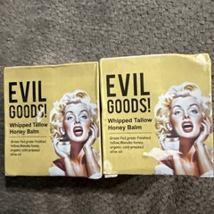EVIL GOODS! Whipped Tallow Honey Balm, 4.23 oz – (2 Pack)