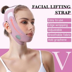 Adjustable Chin Strap Jawline Shaper & Exerciser Reusable V-Line Face Mask USA