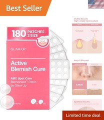 -Friendly 180 Count Blemish Patches – Absorbent Hydrocolloid for Clear Skin