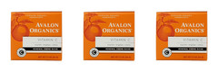 Avalon Organics Vitamin C Renewal Creme Riche 3 Pack 1.7oz Bundle