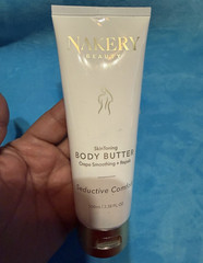 Nakery Beauty Skin Toning Body Butter Seductive Comfort Vanilla 3.38 fl oz