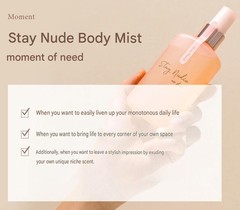 BODY HOILC Stay Nudie Hair & Body Mist 100ml #Ivory Musc Korean Seller NEW