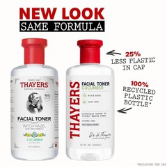 THAYERS Alcohol-Free, Hydrating Cucumber Witch 12 Fl Oz (Pack of 1), Clear