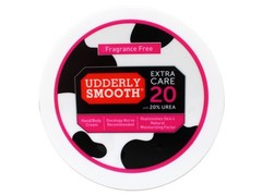 Udderly Smooth Extra Care Hand/Body Cream with 20% Urea, Fragrance Free, 8 OZ