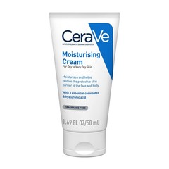 CeraVe Moisturizers, Moisturizing Cream For Dry To Very Dry Skin 50ml /1.69 oz