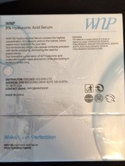 WNP (3) 3% Hyaluronic Acid Serum W/ Freeze Dried Masks & (2) Eye Cream Set