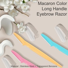 15-Pack Exfoliating Dermaplaning and Eyebrow 1 Count (Pack of 15), multicolor