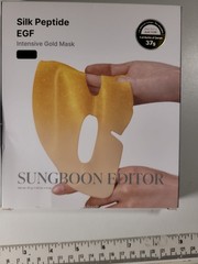SUNGBOON EDITOR Silk Peptide EGF Intensive Gold Mask 37g x 4 Sheets K-Beauty