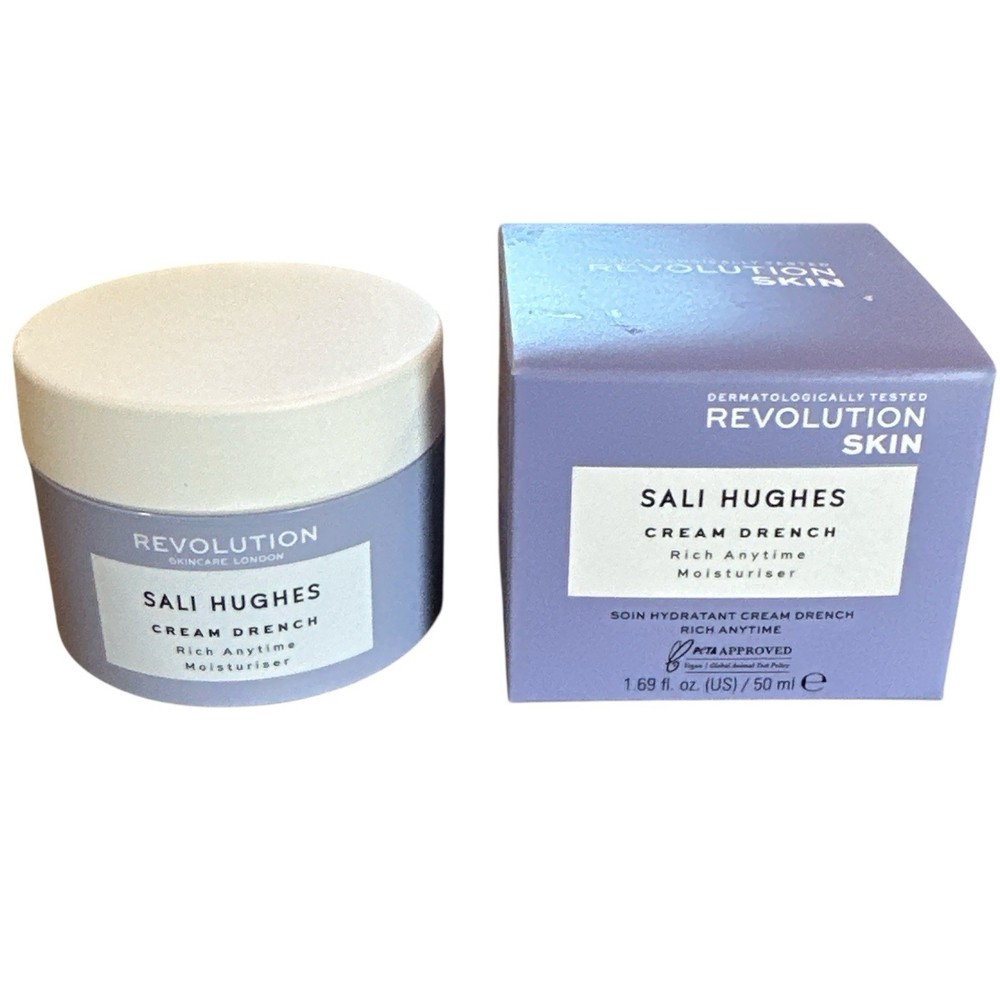 Revolution Skin Sali Hughes Cream Drench-Rich Anytime Moisturiser 1.69 fl oz