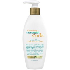 OGX Quenching + Coconut Curls Frizz-Defying Styling Milk, 6 Fl Oz (Pack of 1)