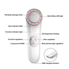 Microcurrent Facial Device Face Massager LED Light Therapy Skin Tightening