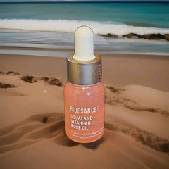 Biossance-Squalane + Vitamin C Rose Oil-Travel Size (0.4 OZ) 12ML-SEALED!