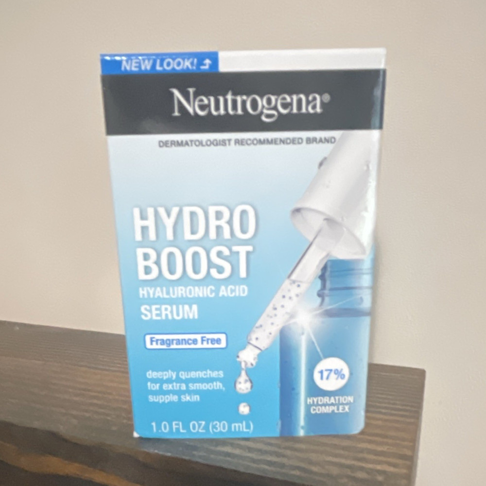 Neutrogena Hydro Boost Hyaluronic Acid Hydrating Serum, Fragrance-Free 1 fl oz