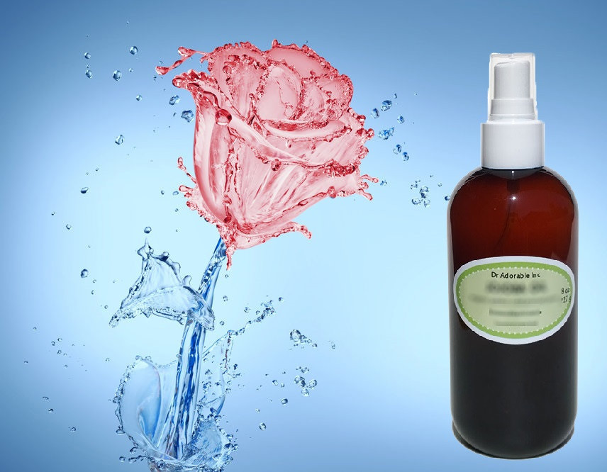 16 oz Rosewater Organic Organic Skin Toner Edible Pure Comes with a Sprayer!!!