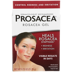 Prosacea ROSACEA GEL Relief: Redness Pimples Irritation MEDICATED HOMEOPATHIC
