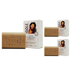 3 PACK IDOLE LIGHTENING EXFOLIANTING SOAP (7 oz) / IDOLE JABON EXFOLIANTE (7 oz)
