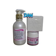 Evob 4pc. Madam-Whitte exclusive body lotion 1, face cream 1, serum 1, Bar 1