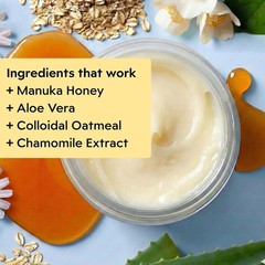 Manuka Honey Gel Cream for Eczema 1 Ounce Fragrance Free Lightweight Moisturizer