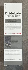 [US Seller] Dr. Melaxin Peel Shot Exfoliant Black Rice Ampoule 2.7 fl oz (80 ml)