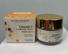 Natural Infusion Vitamin C with Manuka Honey Face Cream 3.38 fl oz/100 mL