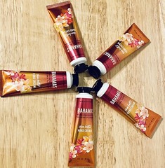5 X Bath & And Body Works « BAHAMAS » Shea Butter Hand Cream 1 Fl Oz Brand New