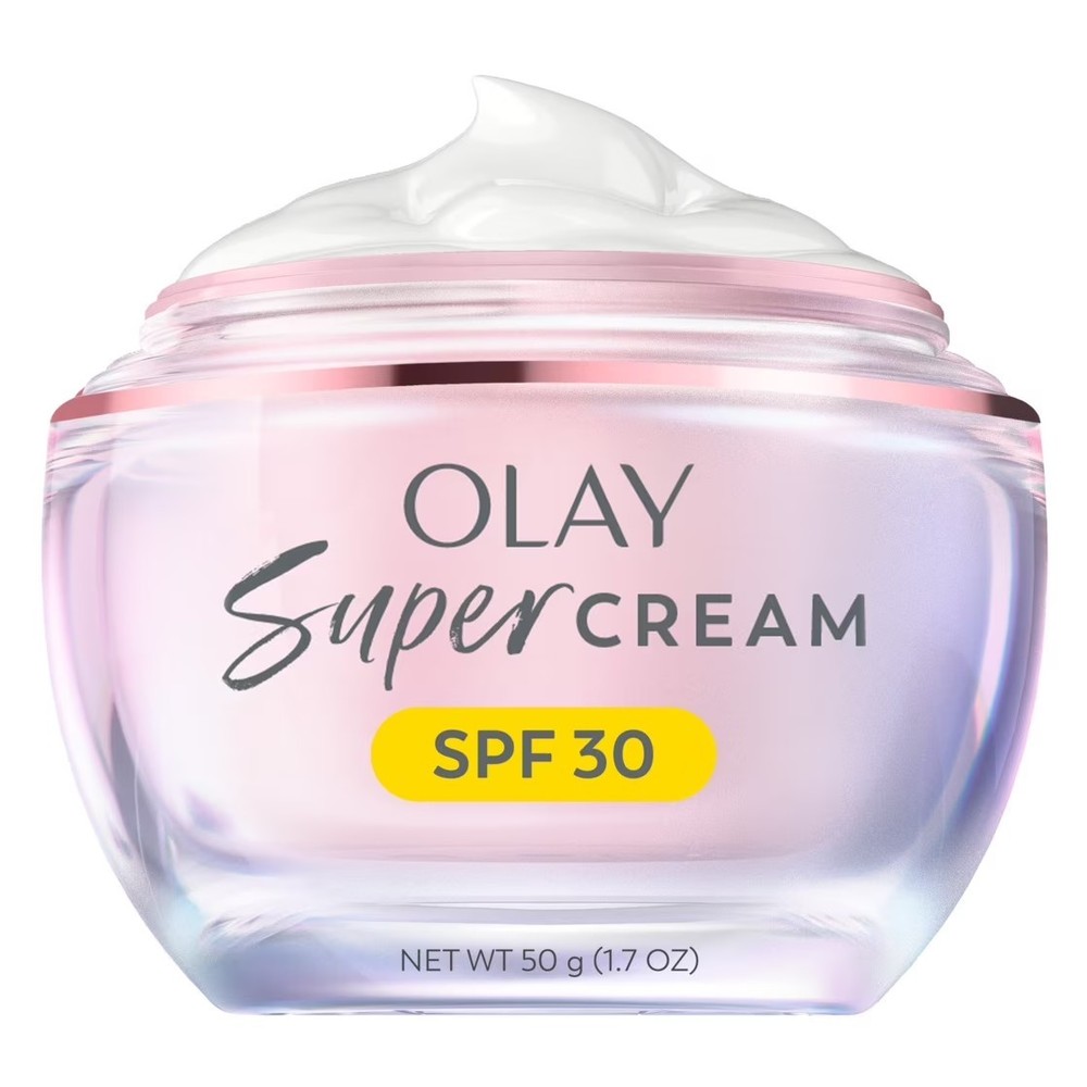 Olay Super Cream SPF 30 Lightweight Face Cream Sunscreen Hydrating 1.7oz