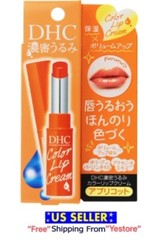 New DHC Lip Balm Lipstick Cream Olive Oil Aloe Vitamin E (Apricot) medicated