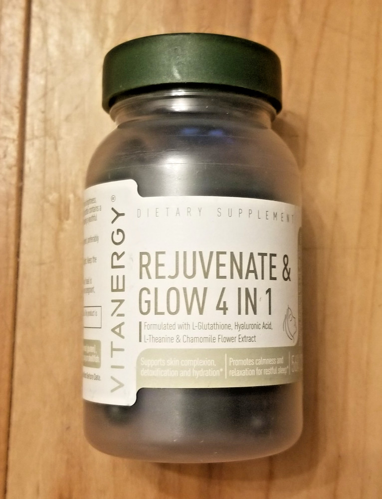 Vitanergy Beauty Rejuvenate Glow Supplement – 4-in-1 Nighttime Support with …