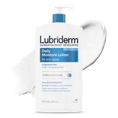 Lubriderm Fragrance Free Daily Moisture Body Lotion + Pro-Ceramide Unscented Lot