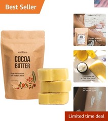Pure Unrefined Cocoa Butter 8 oz Block – Nourishes Skin & DIY Beauty Essentials