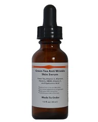 Green Tea Anti Wrinkle Skin Serum w/ DMAE,Vit.C,E, Allantoin, Glycerin and HA