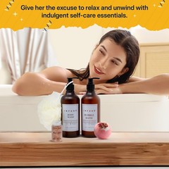 INFUSÉ 17-Piece Spa Gift Box for Women | Includes Eye 17 Pieces, multicolor